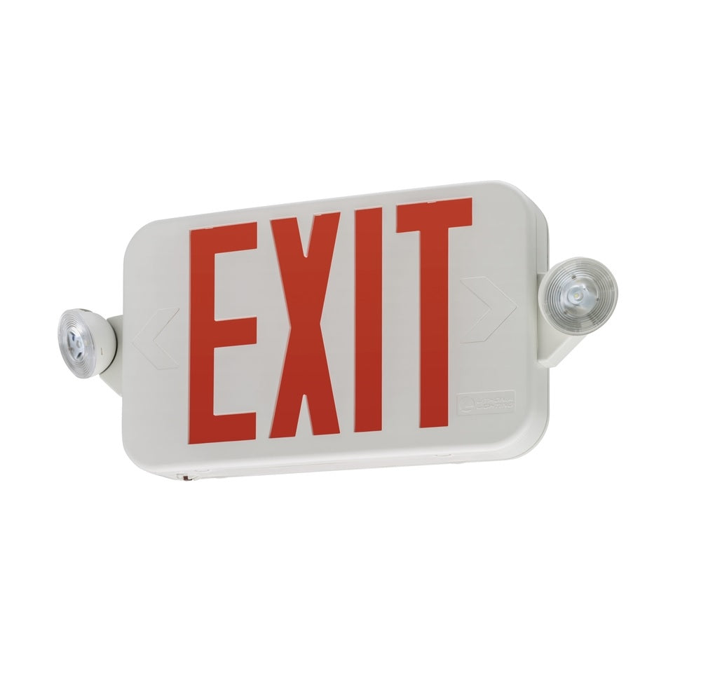 Lithonia Lighting 269XVW Exit Sign and Emergency Light, White