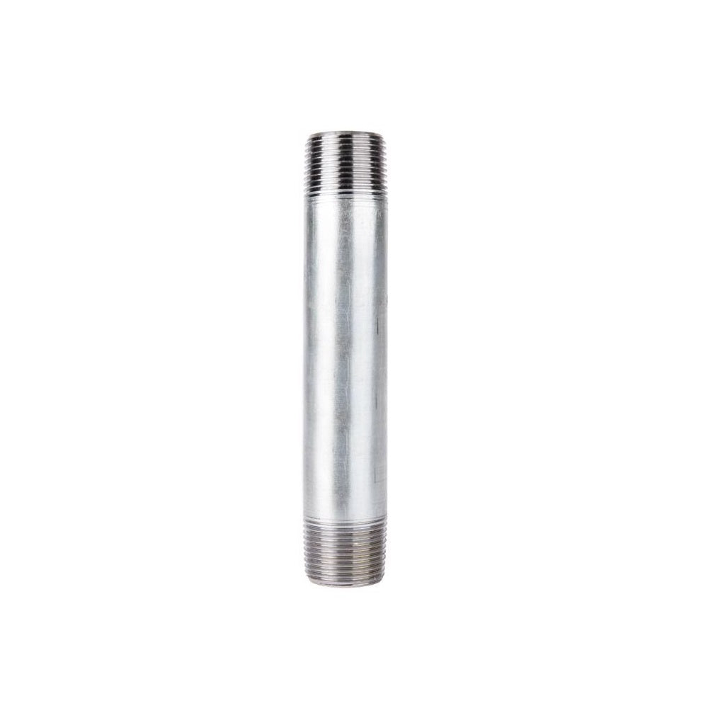 STZ 565-070AH Galvanized Steel Pipe Nipple, 7 Inch
