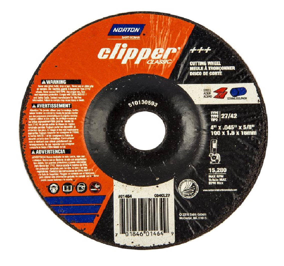 Norton 70184601464 Clipper Classic Cut-Off Wheel