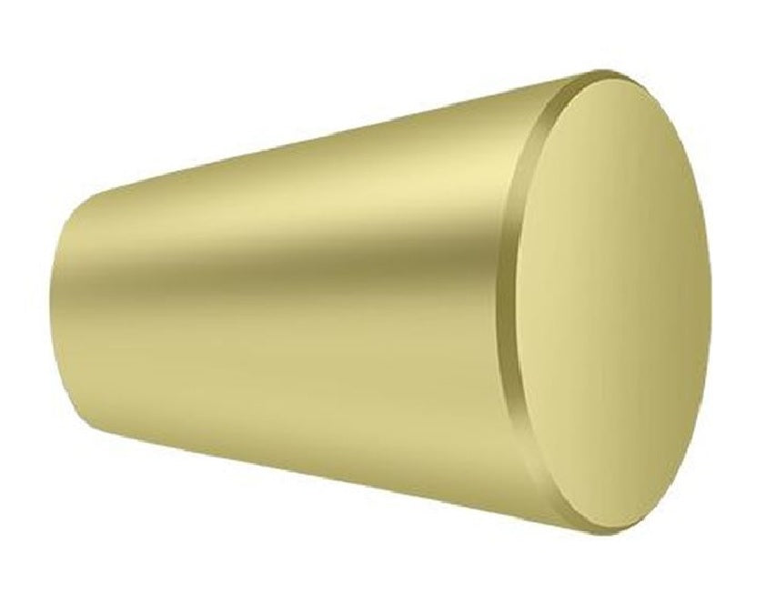 Deltana KC24U3 Cone Cabinet Knob, Bright Brass