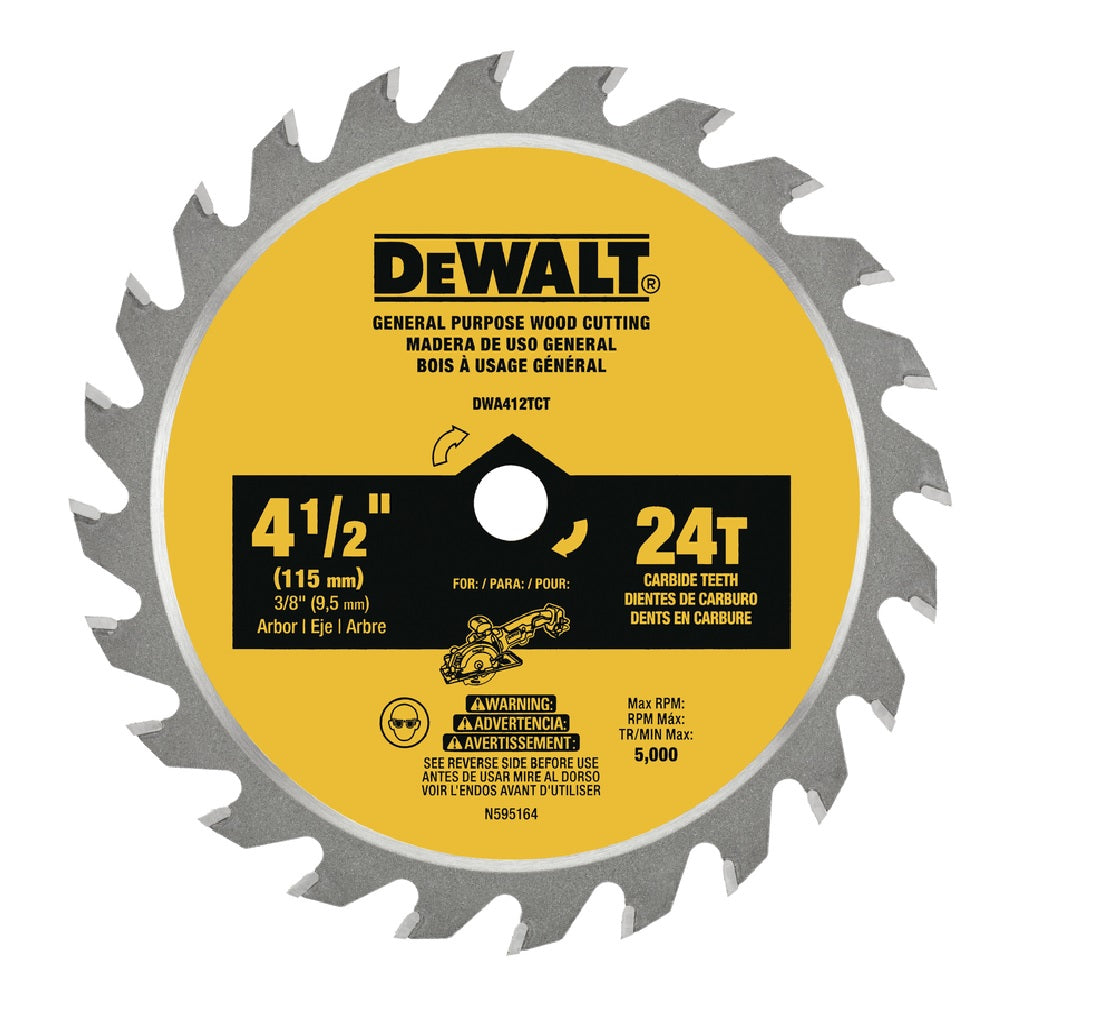 DeWalt DWA412TCT Circular Saw Blade, Carbide Tipped