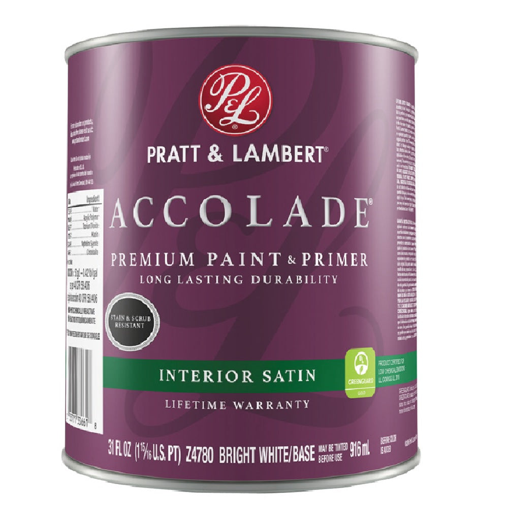 Pratt & Lambert 0000Z4780-14 Accolade Premium Paint & Primer, 31 Oz