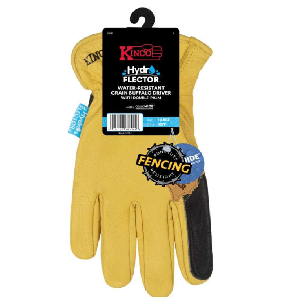 Kinco 387P-L Grain Grain Buffalo Gloves, Large