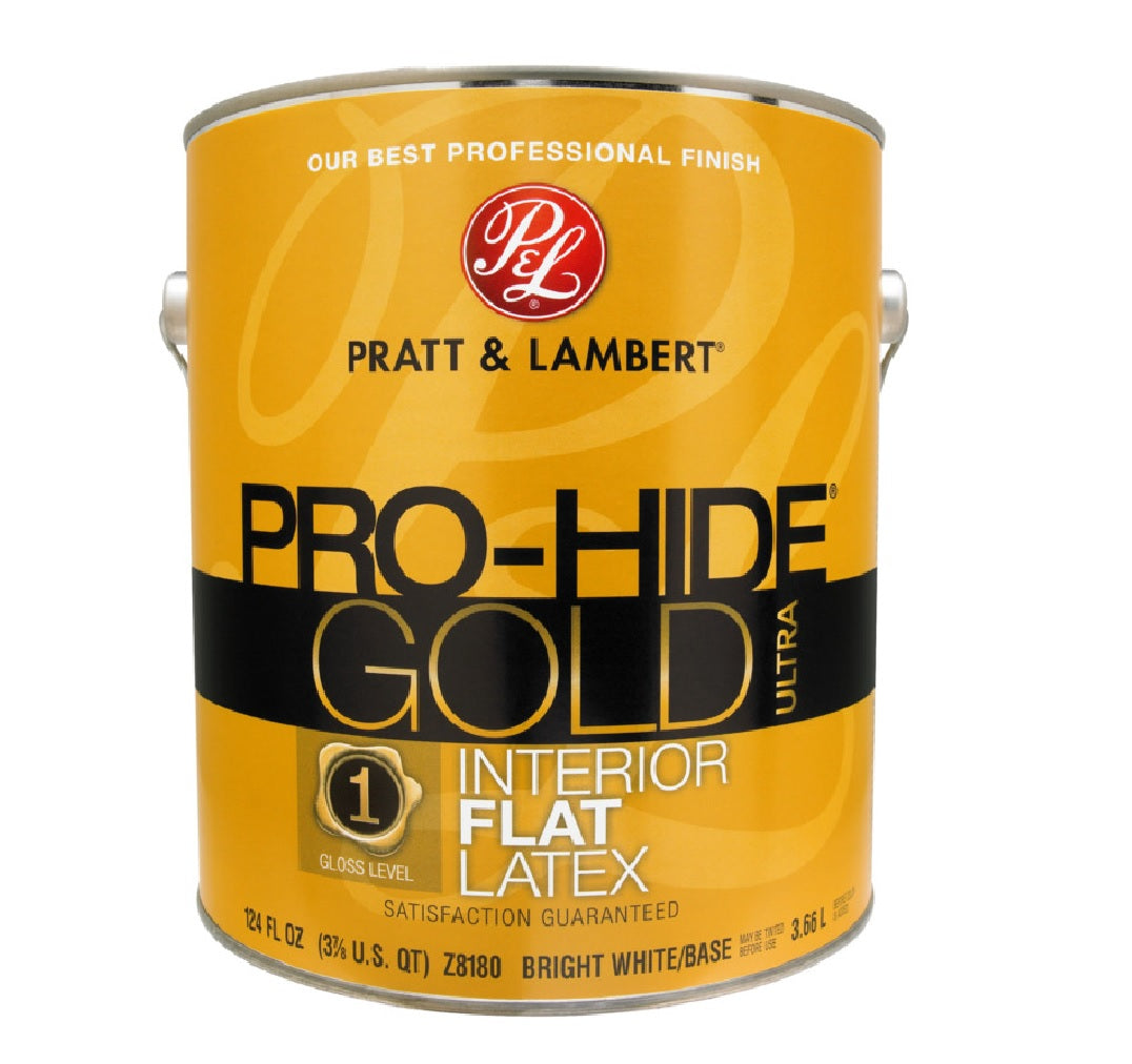 Pratt & Lambert 0000Z8180-16 Pro-Hide Silver 5000 Interior Paint, 1 Gallon