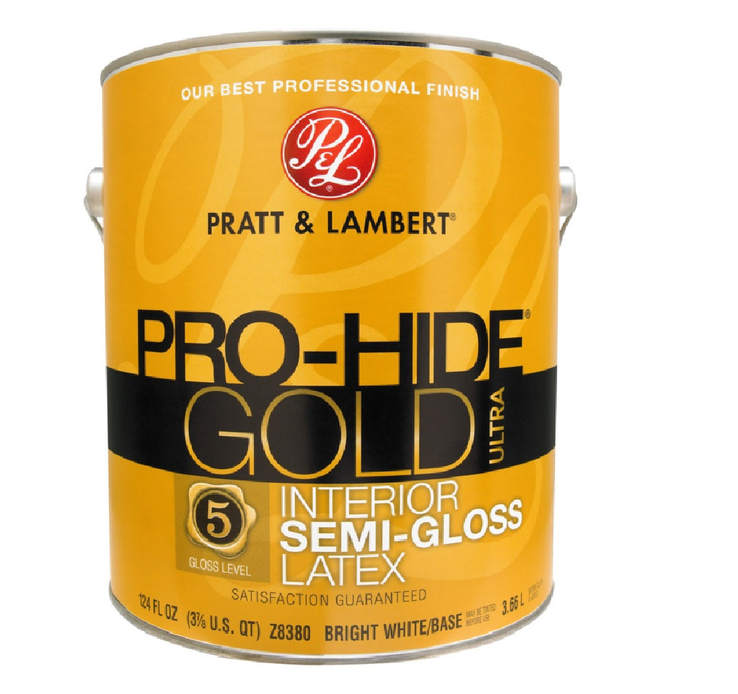 Pratt & Lambert 0000Z8380-16 Pro-Hide Gold Ultra Interior Paint, 1 Gallon