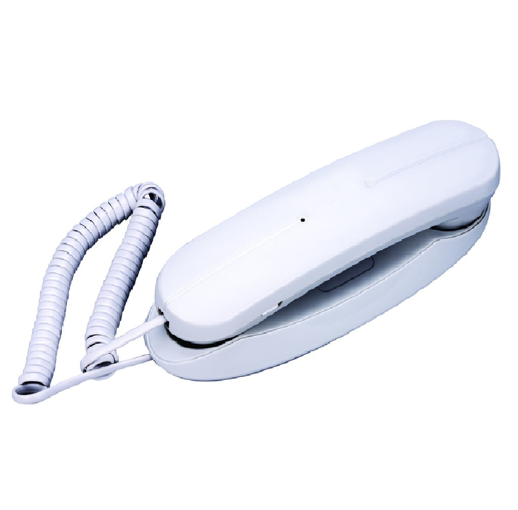 Home Plus HP-SLIMPHN-WHT Analog Telephone, White