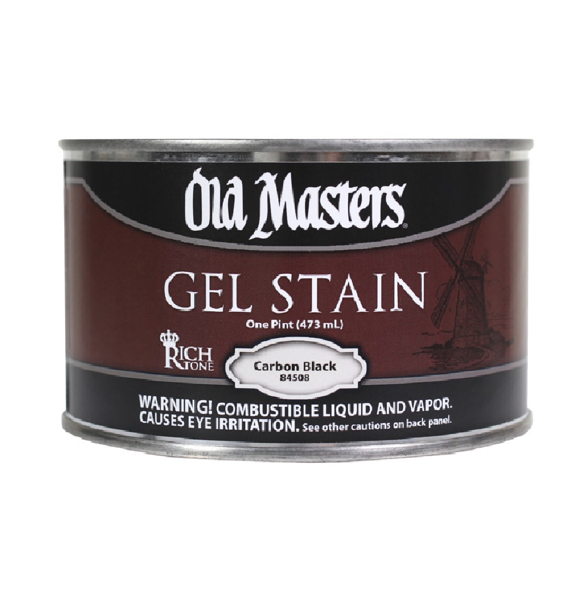 Old Masters 84508 Gel Stain, Carbon Black