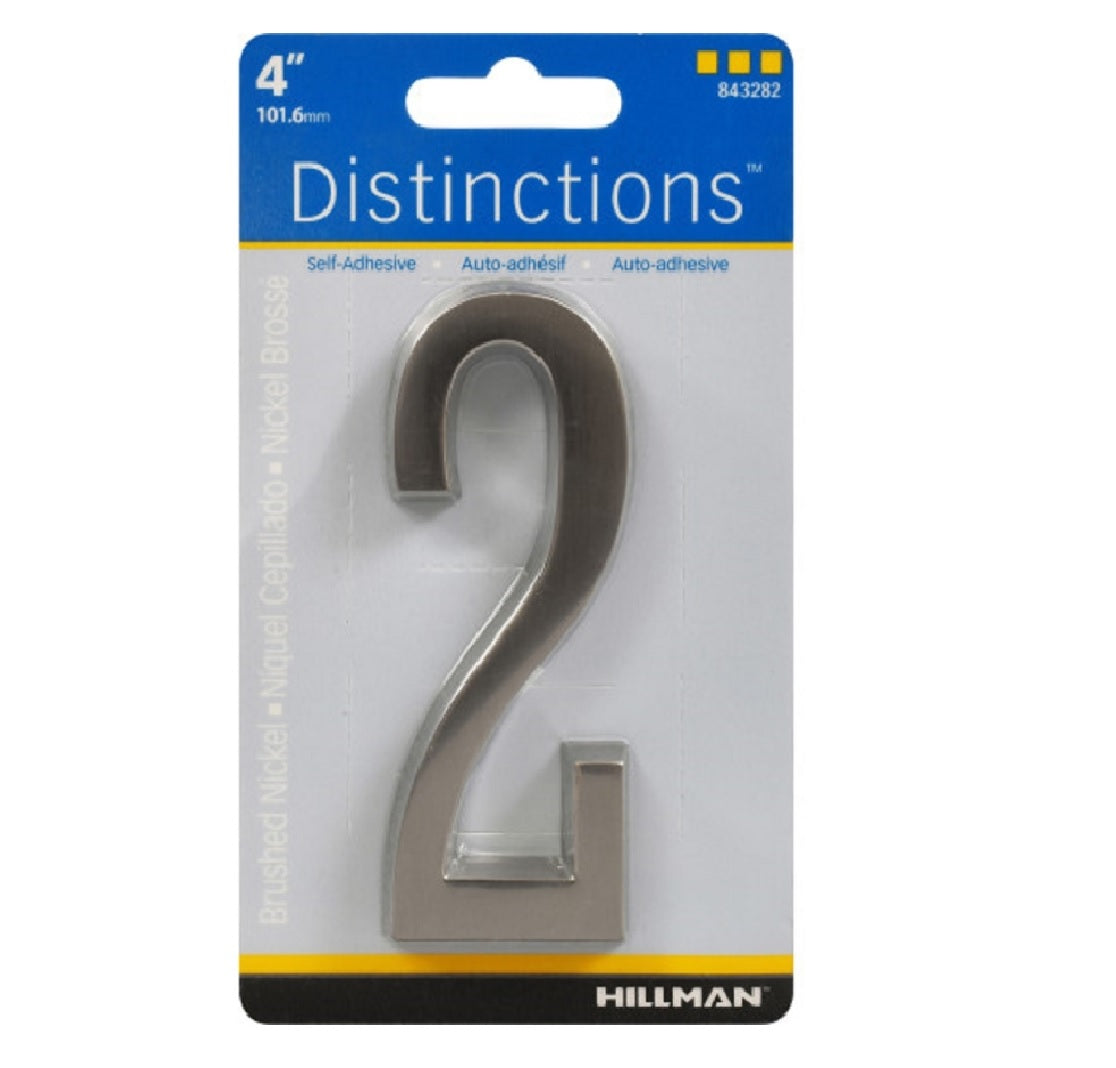 Hillman 843282 Distinctions Self-Adhesive 2 Number