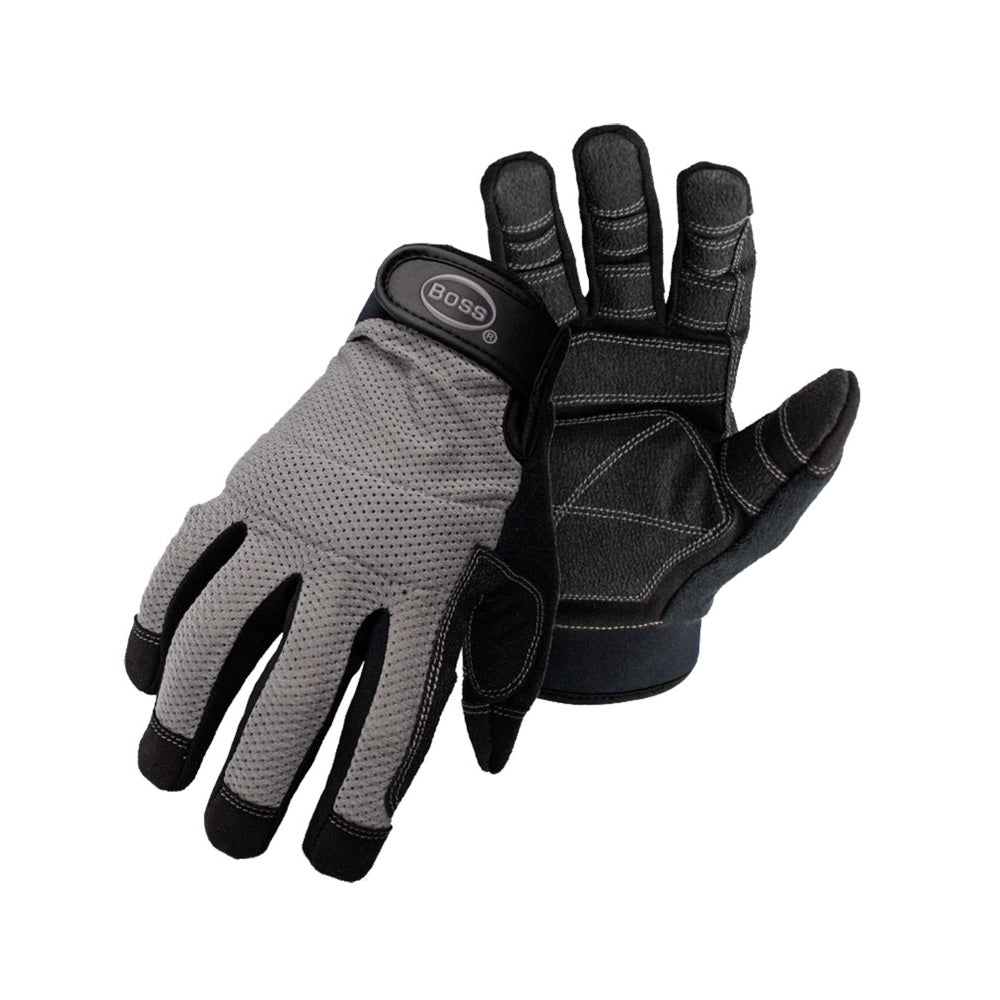 Boss 5204M Breathable Mesh Back Utility Glove, Medium