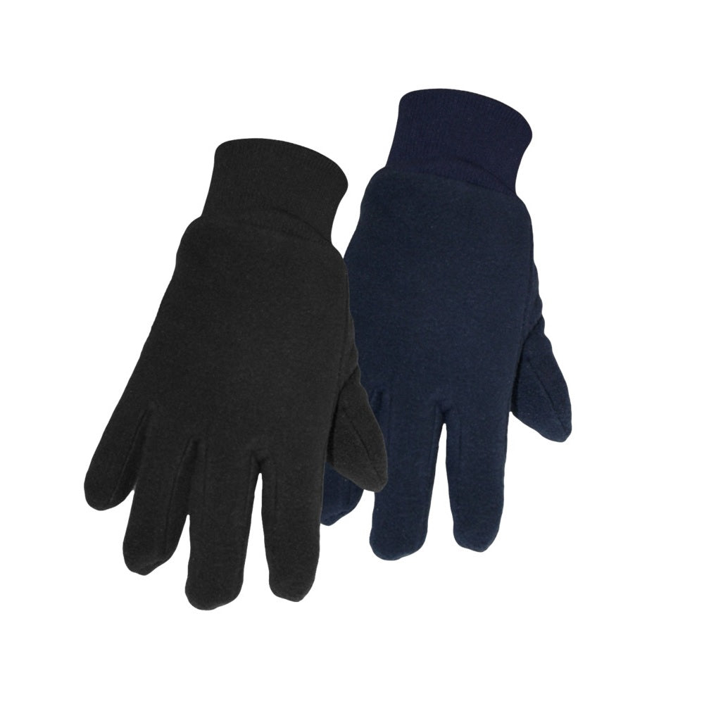 Boss 4405MB Knit Wrist Cuff Straight Thumb Gloves, Navy Blue