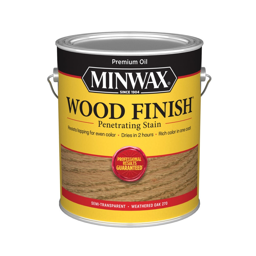 Minwax 710470000 Weathered Oak Wood Stain, 1 gallon