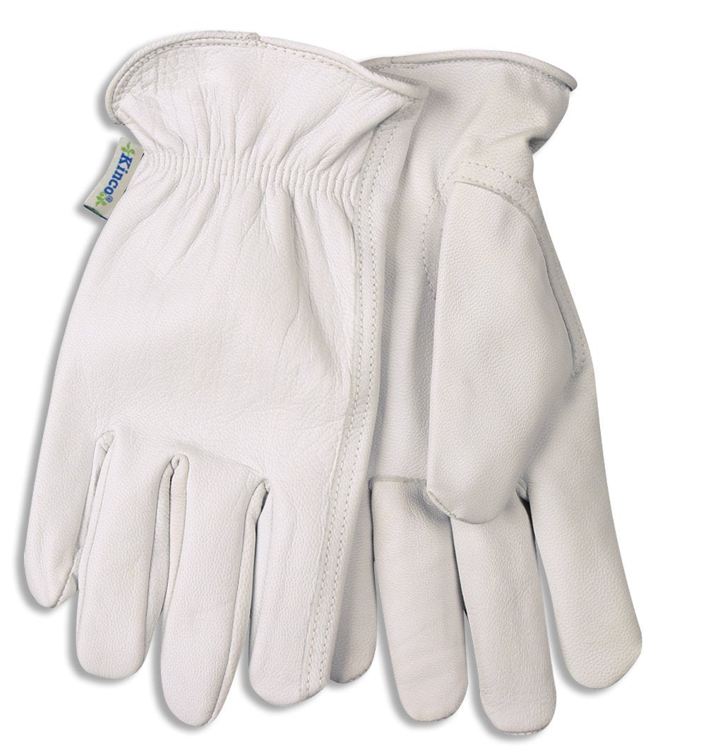Kinco 92W-L Unlined Goatskin Leather Driver Women's Gloves, Large