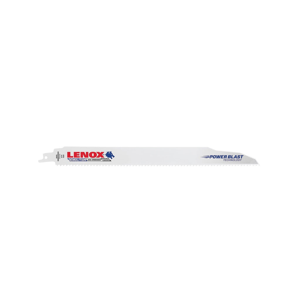 Lenox 20485B106R Bi-Metal Reciprocating Saw Blade, 6 TPI, 12 in, Pack of 25