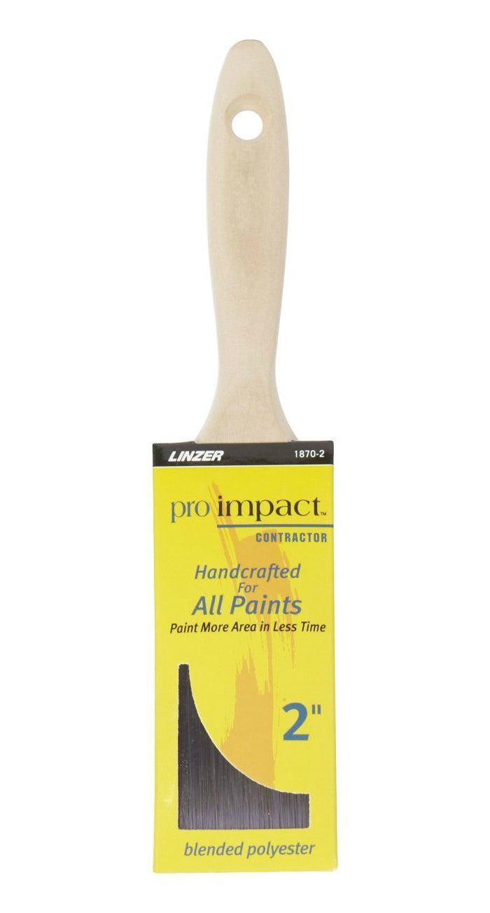 Linzer 1870 PIC 0200 Pro Impact Contractor Paint Brush, 2"