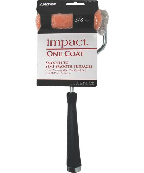 Linzer MT 103-11 4IN Impact One Coat Paint Roller Cover, 4" x 3/8" NAP
