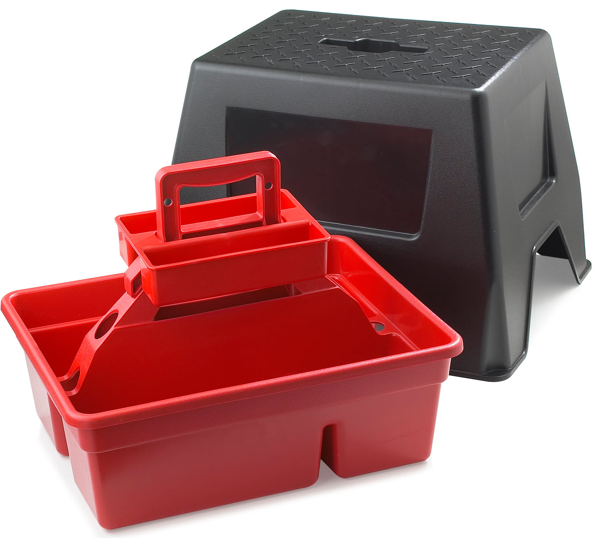Little Giant DTSSRED DuraTote Stool and Tote Box