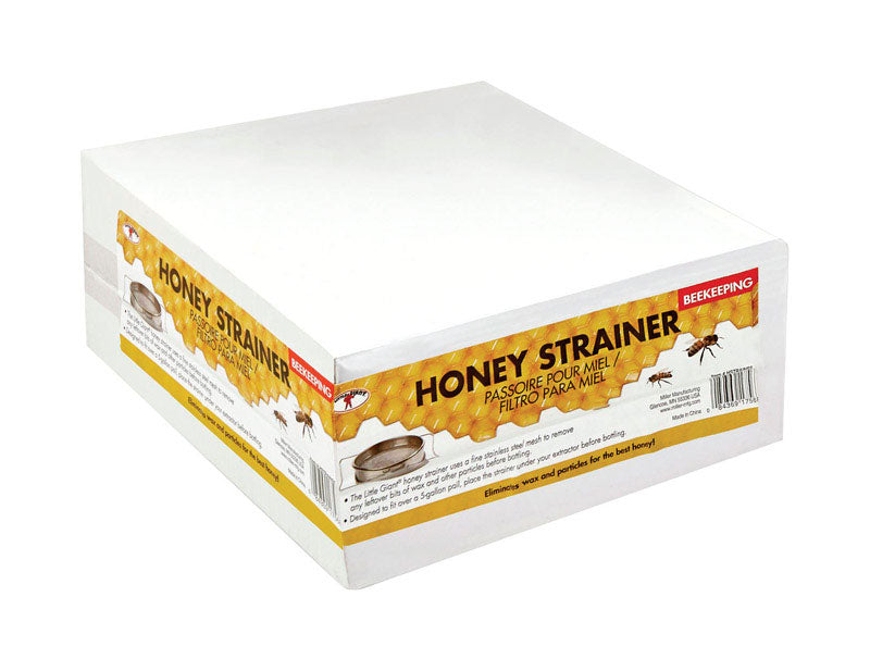 Little Giant HSTRAINSS Honey Filter For Bees, Stainless Steel
