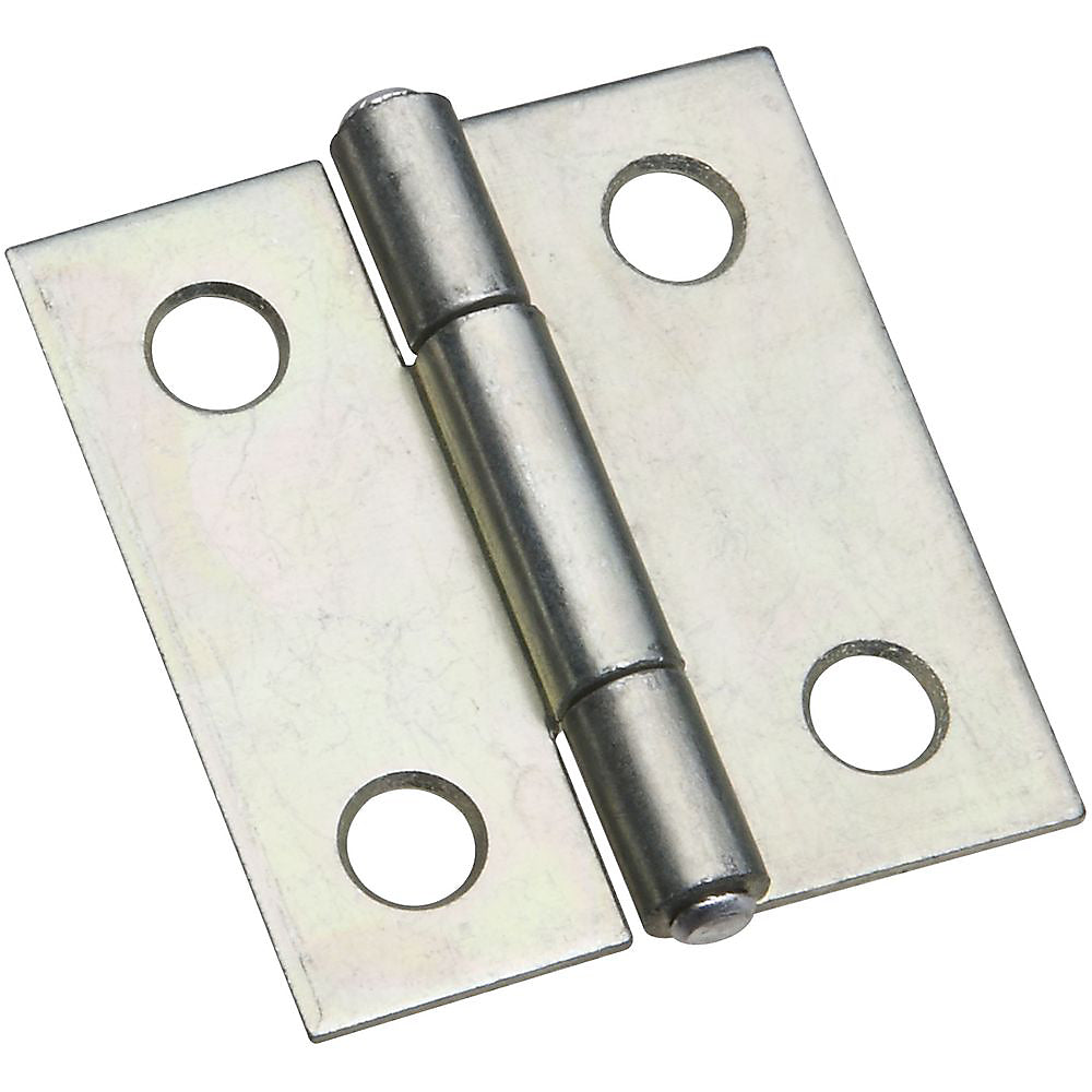 National Hardware N146-043 Zinc-Plated Door Hinge, 1-1/2 in. L, 2 Pk