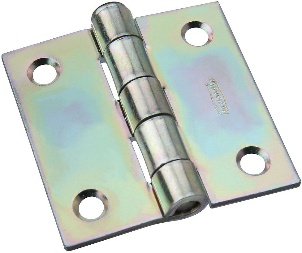 National Hardware N139-683 504BC Removable Pin Broad Hinges, 2", Zinc plated