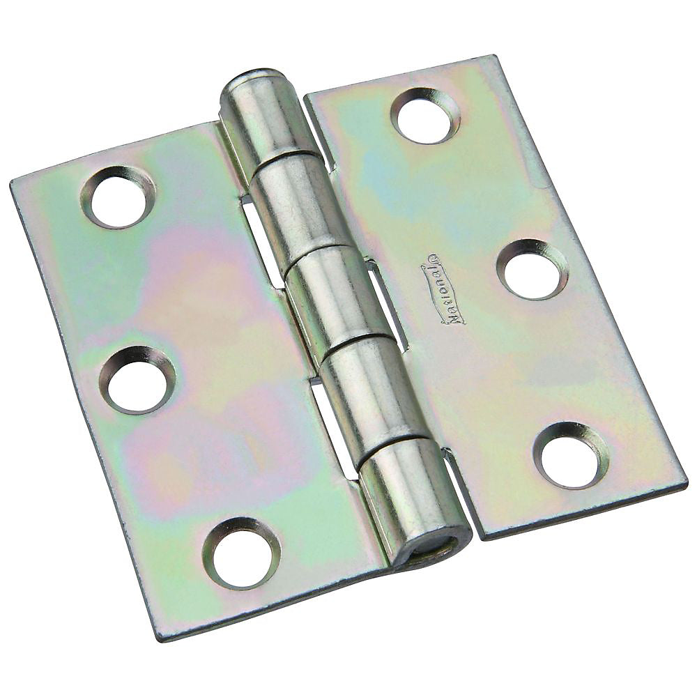 National Hardware N139-766 Removable Pin Broad Hinge, 2-1/2", Zinc Plated