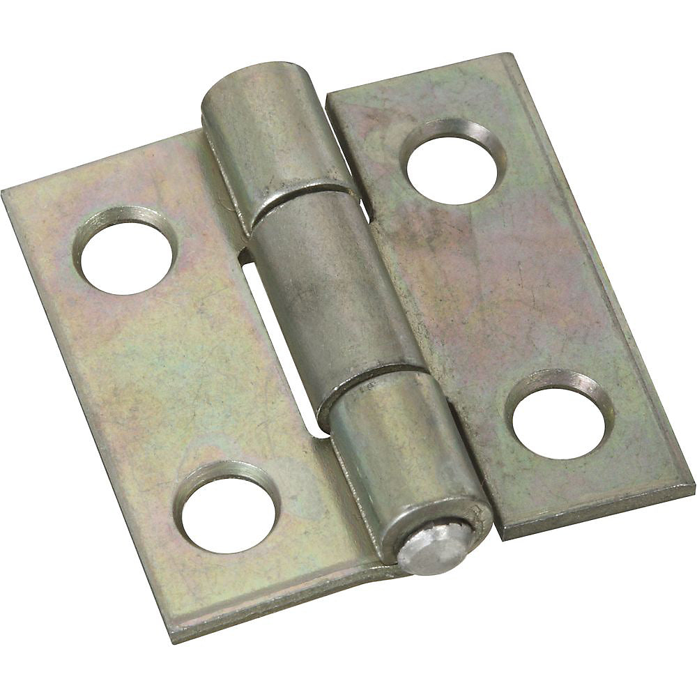 National Hardware N145-920 V518 Non-Removable Pin Hinge, 1", Zinc plated
