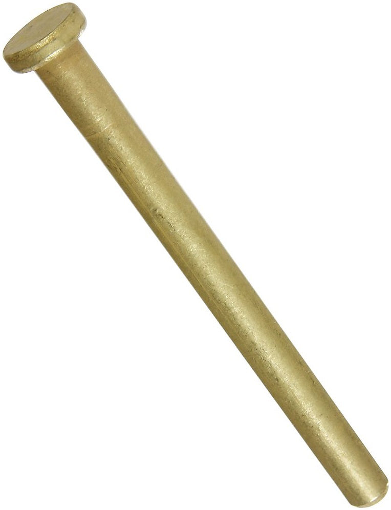 National Hardware N234-872 Fixed Hinge Pin, 3-1/2", Satin Brass