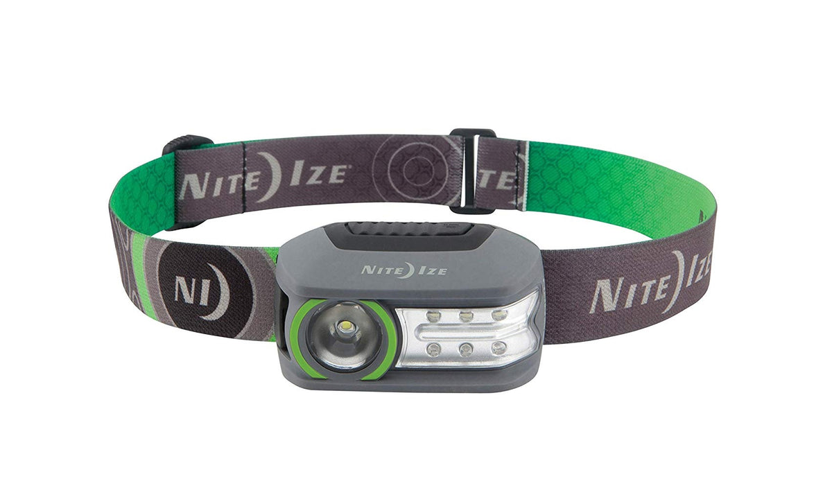 Nite Ize R250RH-17-R7 Radiant LED Head Lamp, Green/Grey, 250 Lumens