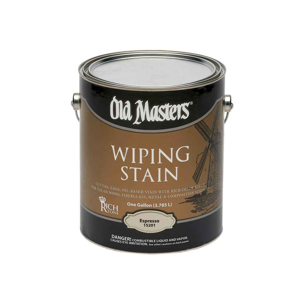 Old Masters 15201 Oil-Based Wiping Stain, Espresso, 1 Gallon