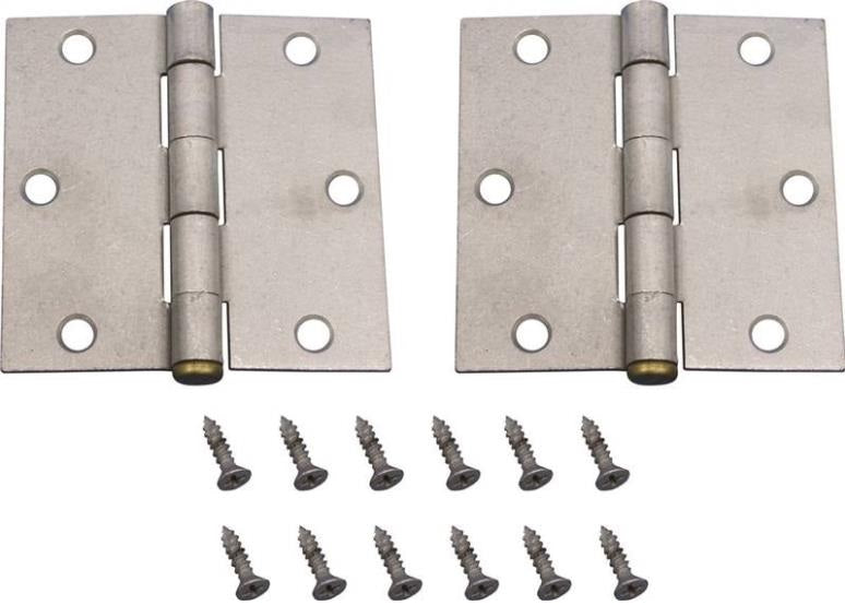 Prosource 20338MGS-PS Residential Door Hinges, 3-1/2" x 3-1/2"