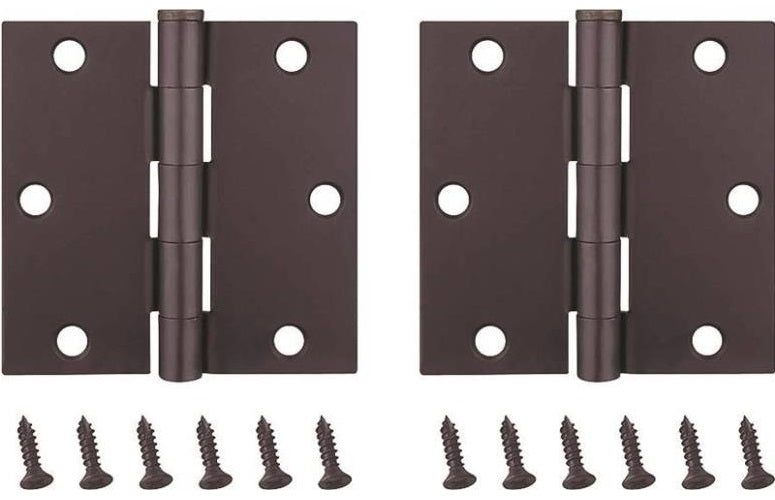 Prosource BH-202ORB-PS Residential Door Hinges, 3-1/2" x 3-1/2"