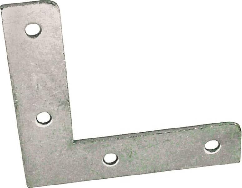 Prosource FC-Z02-C4PS Flat Corner Braces, Steel, 2" x 3/8"