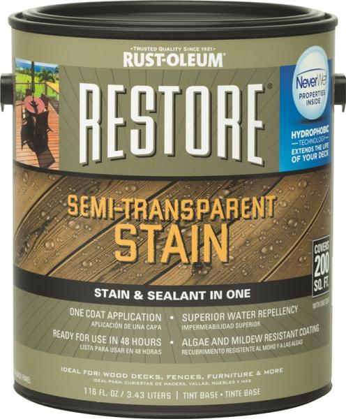 Buy restore semi transparent stain - Online store for exterior stains & finishes, semi-transparent in USA, on sale, low price, discount deals, coupon code
