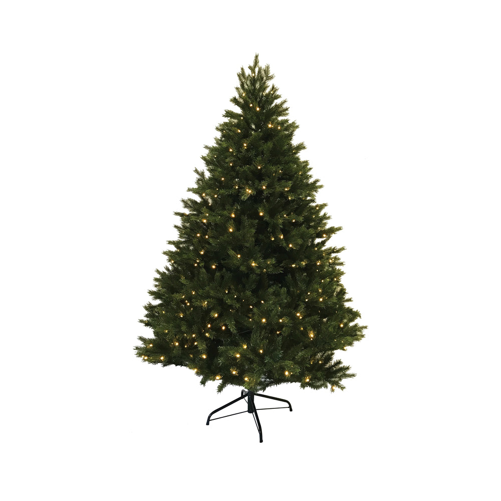 Santas Forest 72770 Pre-Lit Christmas Tree, 7', Clear