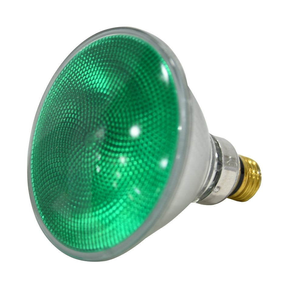 Sylvania 16665 Hardglass Reflector Lamp Bulb, 90-Watt, Green