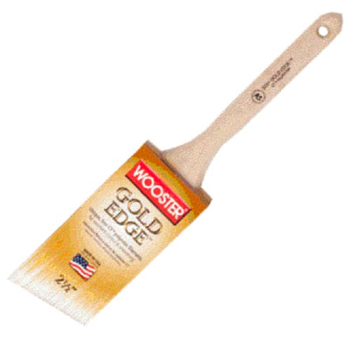 Wooster 5231-2 1/2 Gold Edge Angle Sash Brush, 2.5"