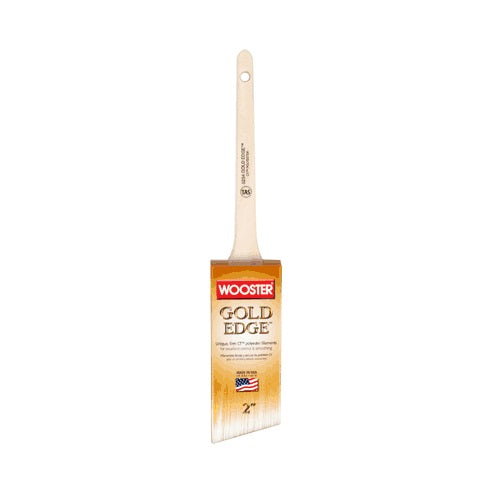 Wooster 5234-2 Gold Edge Thin Angle Sash Brush, 2"