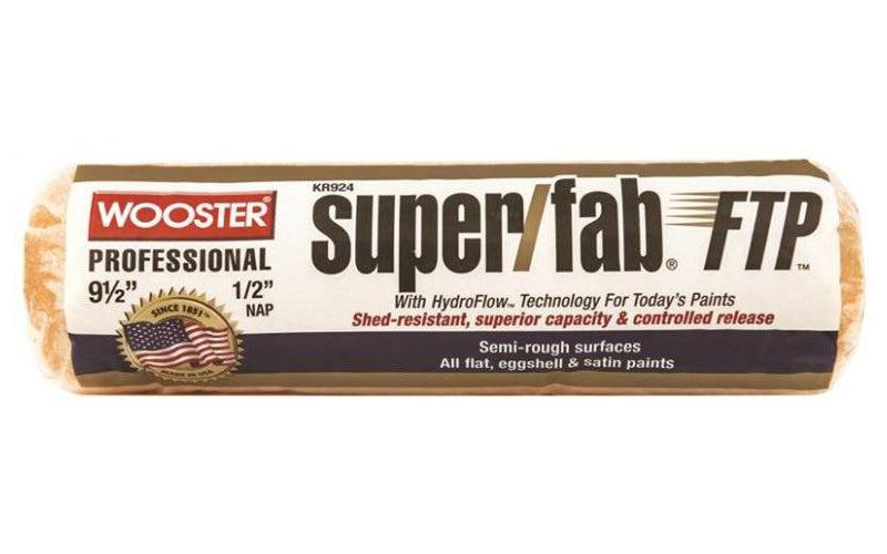 Wooster KR924-9 1/2 Super/fab FTP Paint Roller Cover, 9-1/2" x 1/2"