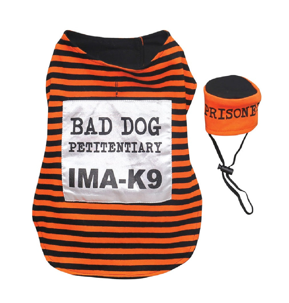 Dyno 3004233-1MAC Halloween Dog Prisoner Pet Costume, Polyester